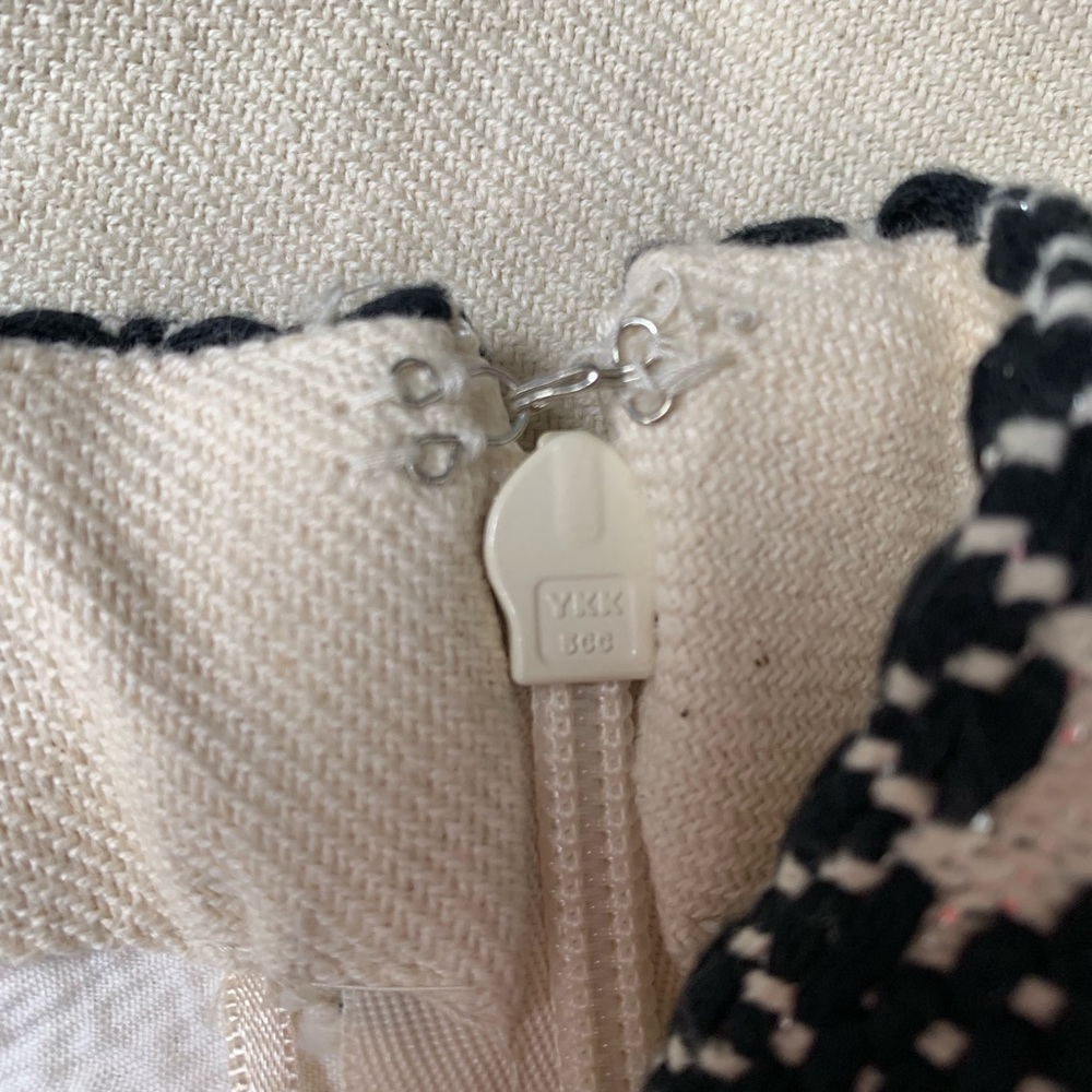 TOPSHOP Petite Blanket Mini Skirt Size 2 - Picture 4 of 8